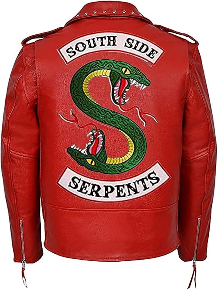 ANB Collection Brando Snake Patch Jones Cole Season 4 Jacket